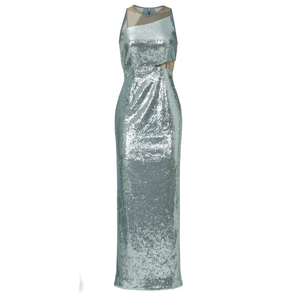 Toccin Sequin Cut Out Gown Size 6 - Picture 5 of 12